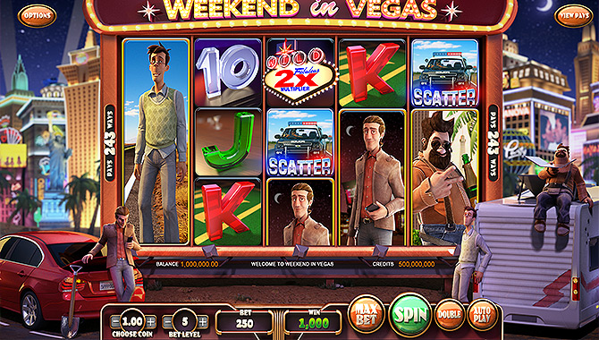 Machine casino : Partez pour une aventure unique dans la slot Weekend in Vegas !