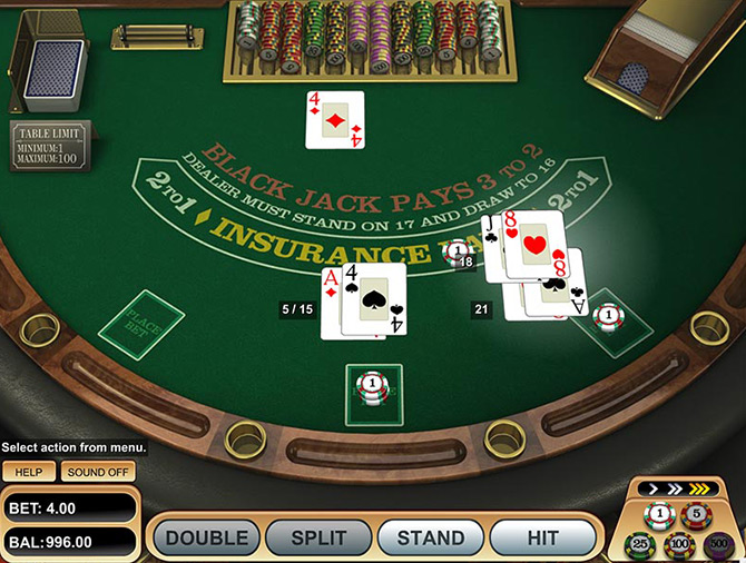 BonusBlackjack en ligne Betsoft Gaming