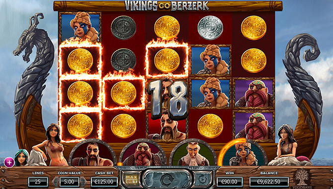 Découvrez un jeu de machin fascinant édité par Yggdrasil Gaming : Vikings Go Berzerk !