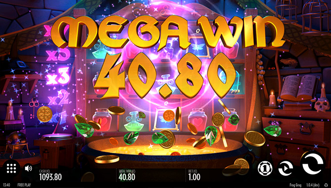 Jeux gratuits au casino Frog Grog, machine à sous Thunderkick vidéo