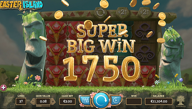screenshot big win easter island