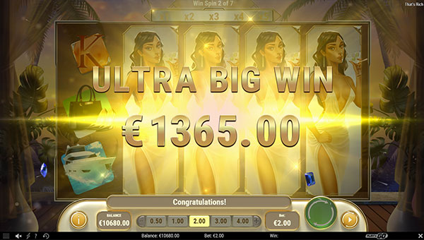 Gagner de l'argent réel en euro sur That's Rich
