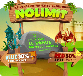 Bonus NoLimit du vendredi sur le casino en ligne WinOui