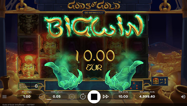 Machine à sous Gods of Gold de Netent : Gagnez le jackpot pour des gains incroyables !