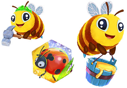 Machine à sous avec des abeilles Betsoft Machine à sous avec des abeilles Betsoft
