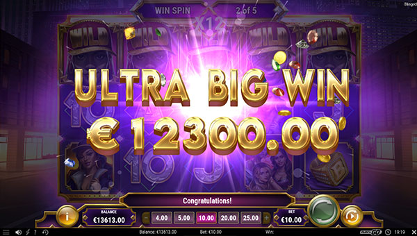 Gagner le super jackpot sur le jeu de casino en ligne Blinged