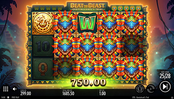 Gagner jeu d'argent casino Beat the Beast: Quetzalcoalt's Trial