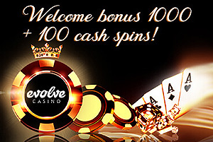 Offre de Bienvenue du casino en ligne Evolve