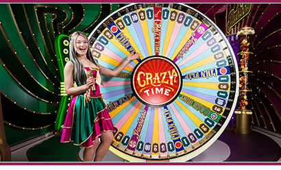 Roue de la Fortune Live Crazy Time, jeu en direct casino TV