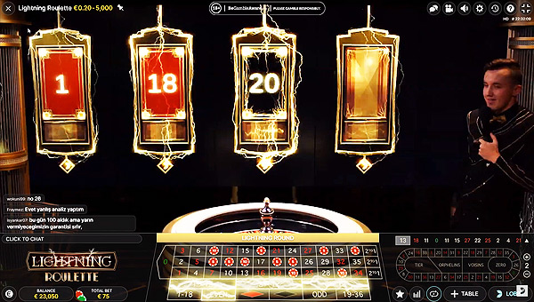 1xbet live casino lightning roulette