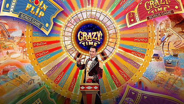 Jeu en direct Live Roue de la Fortune Crazy Time