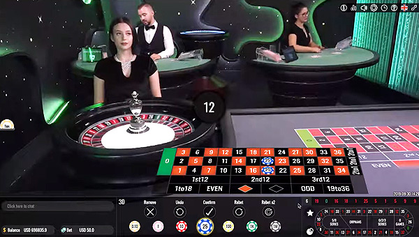 Roulette Live avec croupières réelles