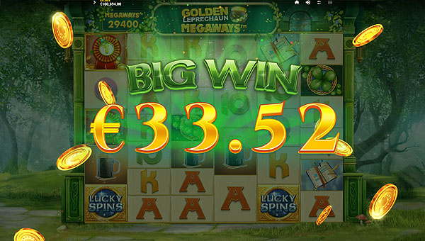 Gagner sur la slot Megaways Golden Leprechaun Megaways