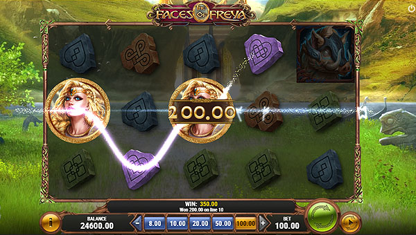 Gagner de l'argent sur le jeu The Faces of Freya slots