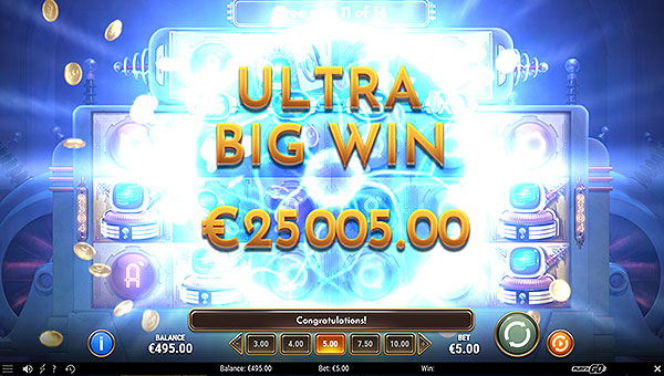 Ultra Big Win Jackpot Coils of Cash Slot Machine