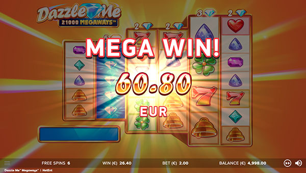 Casino bonus game slot machine Dazzle Me
