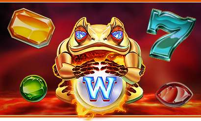 Blazin Bullfrog machine à sous Play'n Go bonus payants