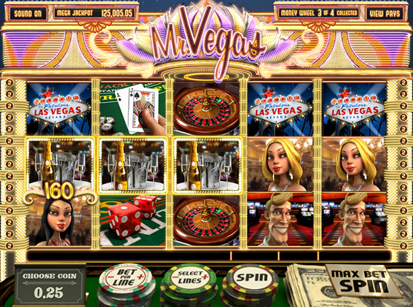 Machine à sous casino en ligne Betsoft Gaming Mr. Vegas