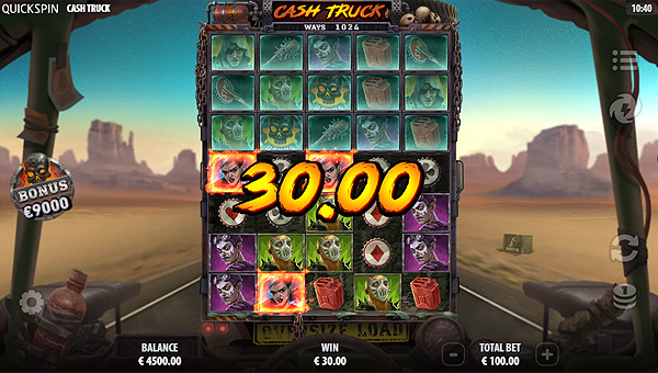 Jeu de casino avec bonus Quickspin Cash Truck 