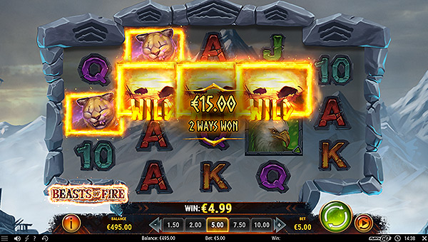 Jouer au casino en ligne Beasts of Fire