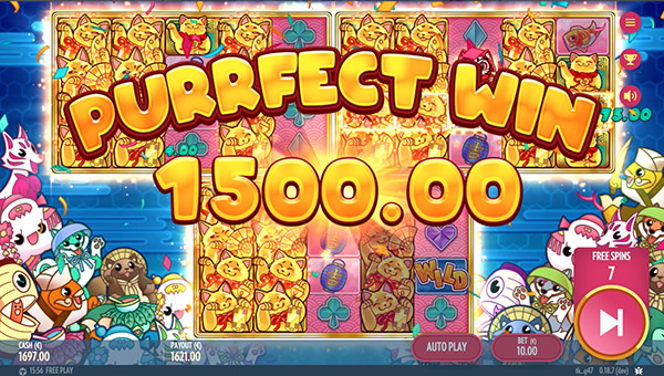 Gagner jackpot machine à sous Fortune Cats Golden Stacking