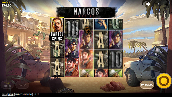 Jeu de casino Narcos Mexico Netflix