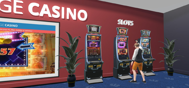 Une ambiance Las Vegas dans la room Spatial Privilege Casino